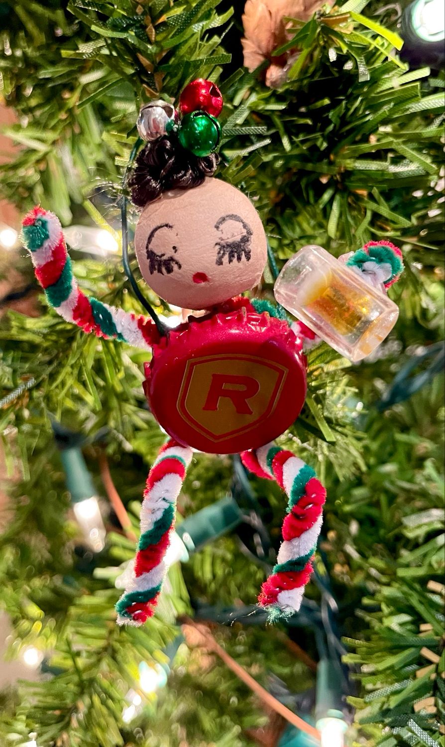 Beer Cap Elf Ornament ORNELF2 Beer Cap Elf Ornament ORNELF2