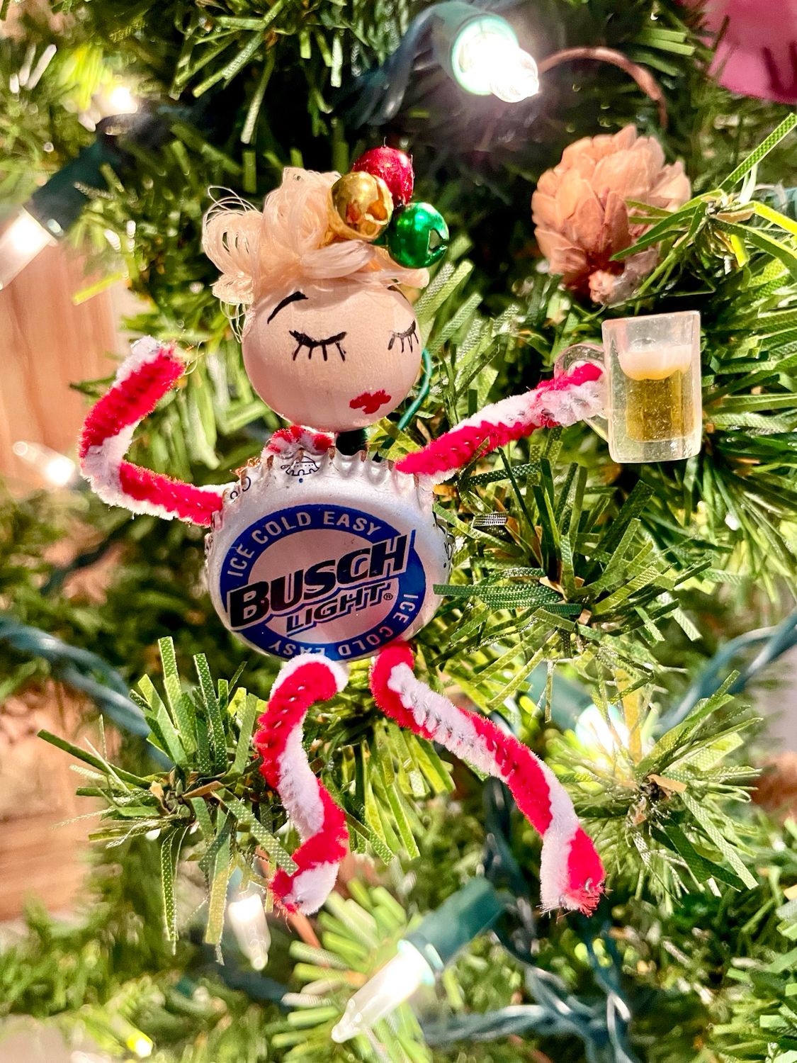 Beer Cap Elf Ornament ORNELF3