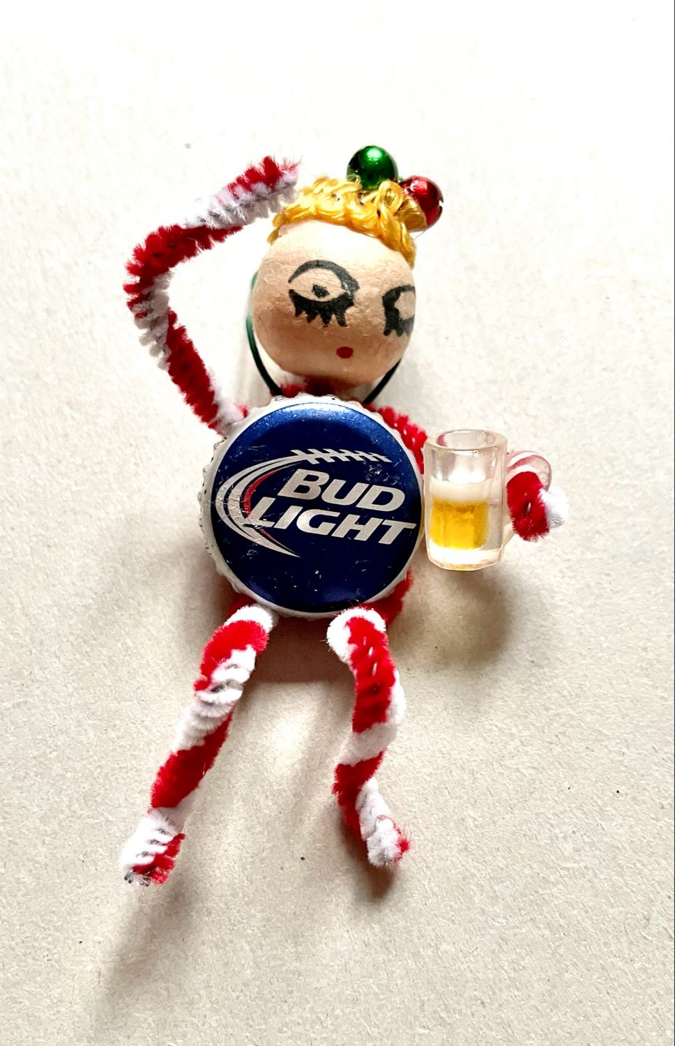 Beer Cap Elf Ornament ORNELF5
