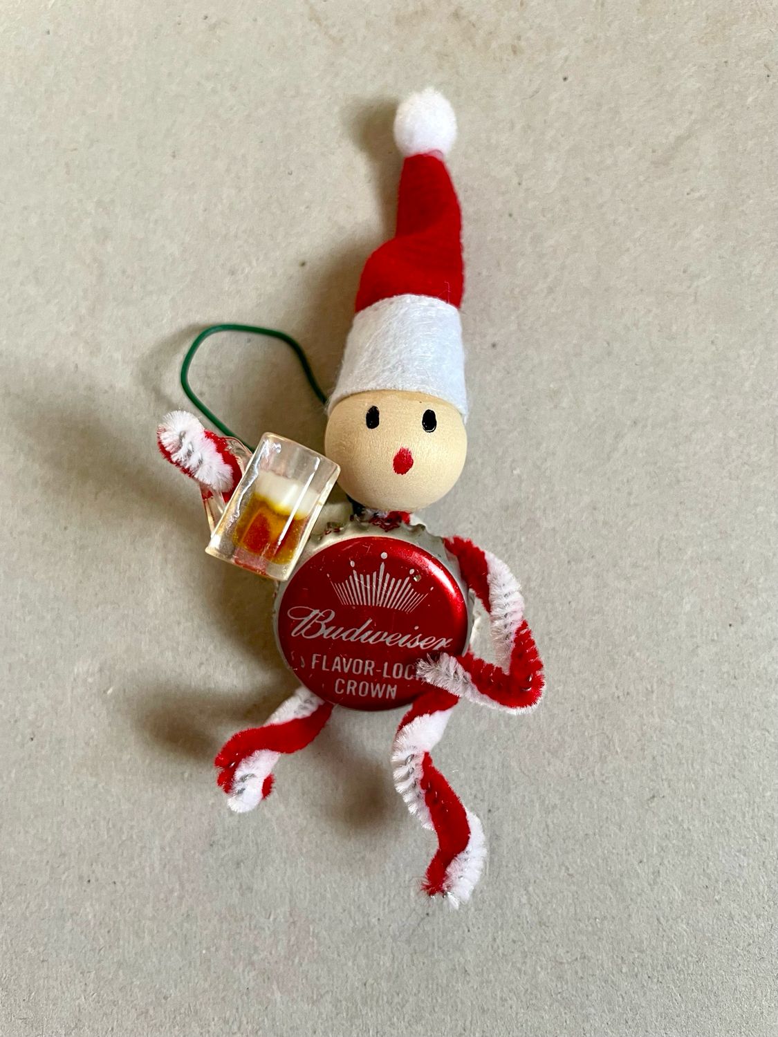 Beer Cap Elf Ornament ORNELF9