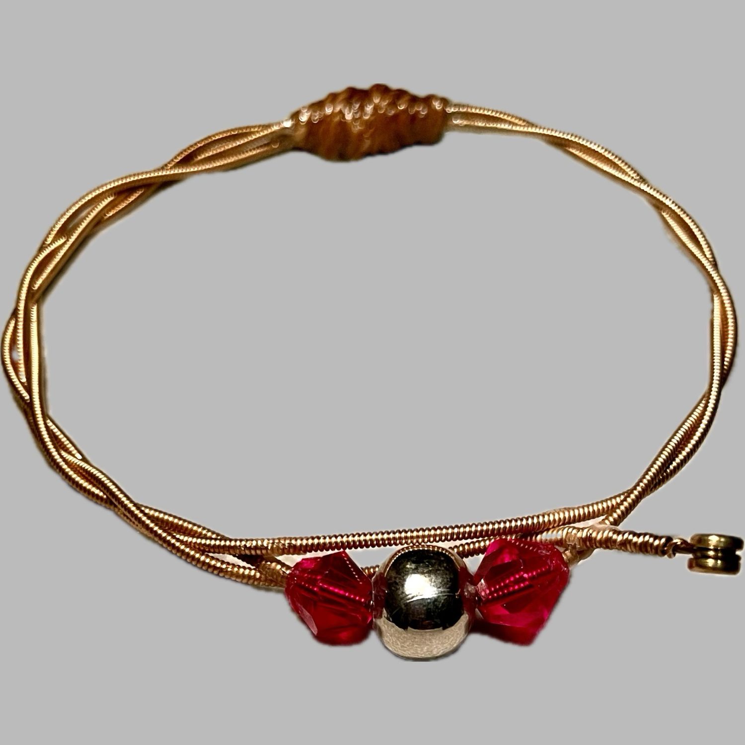 Guitar String Christmas Bangle #GSXB3 Guitar String Christmas Bangle #GSXB3