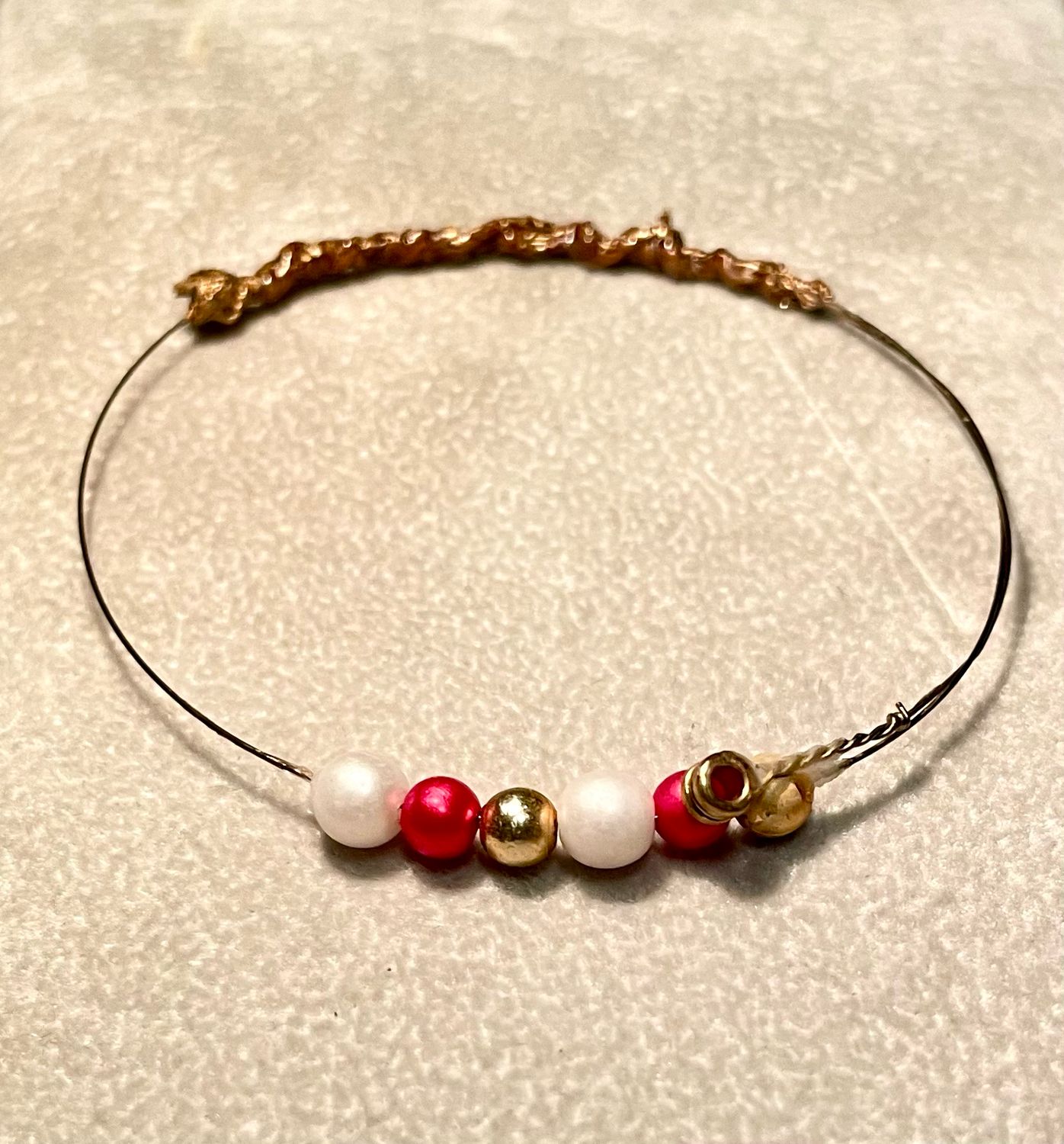 Guitar String Christmas Bangle #GSXB4 Guitar String Christmas Bangle #GSXB4