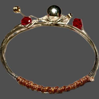 Guitar String Christmas Bangle #GSXB6