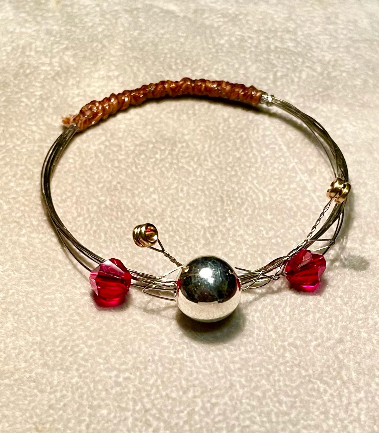 Guitar String Christmas Bangle #GSXB6