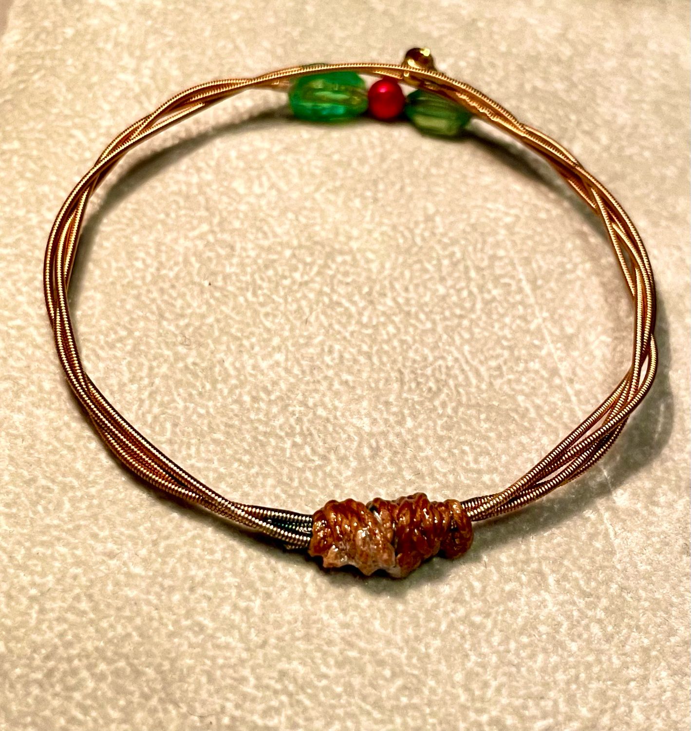 Guitar String Christmas Bangle #GSXB2