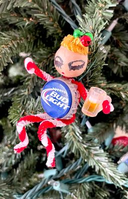 Beer Cap Elf Ornament ORNELF5