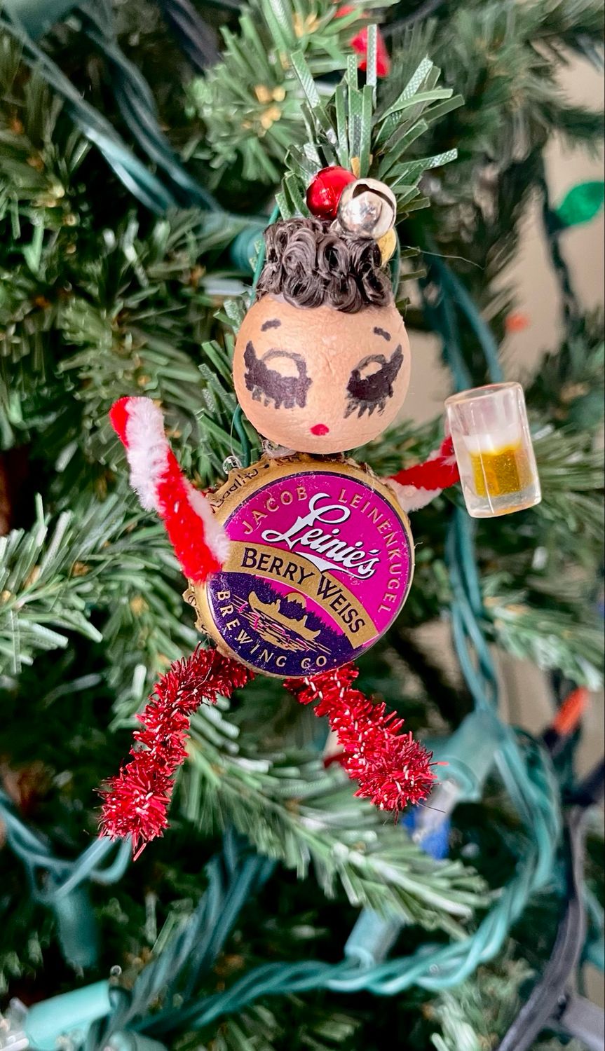 Beer Cap Elf Ornament ORNELF6