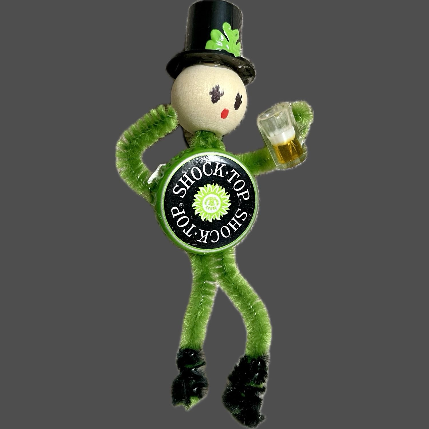 Beer Cap Leprechaun Ornament #ORNLEP4