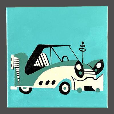 Retro Car#1 Painting
