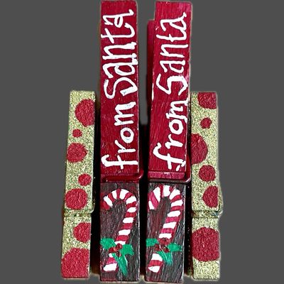 Clothespin Clips, #CHRISTMAS CLIP111