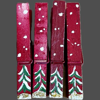 Clothespin Clips, #CHRISTMAS CLIP112