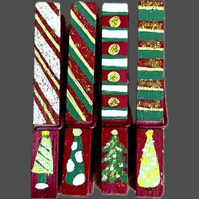 Clothespin Clips #CHRISTMAS CLIP113