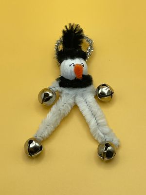 Pipe Cleaner Snowman Ornament