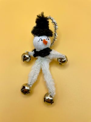 Pipe Cleaner Snowman Ornament