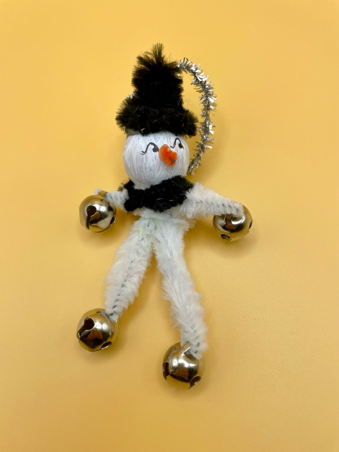 Pipe Cleaner Snowman Ornament