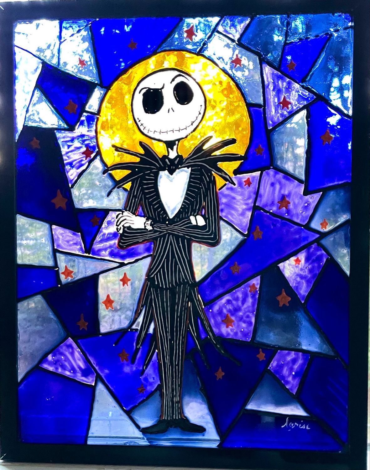 “Jack” Stained Glass Painting