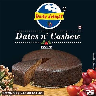 Daily delight dates n&#39; cashew cake 700g