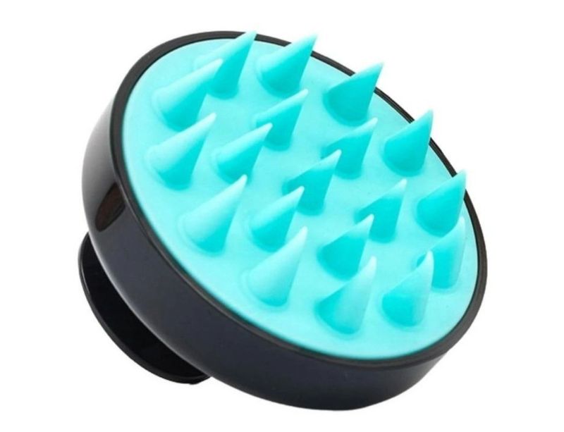 Brosse à cheveux pour shampooing en silicone ARGANICARE