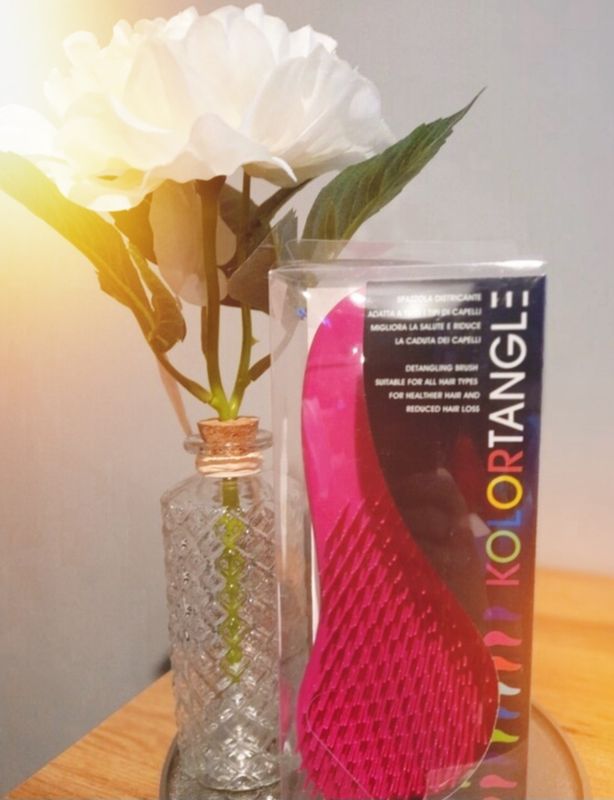Brosse démêlante rose