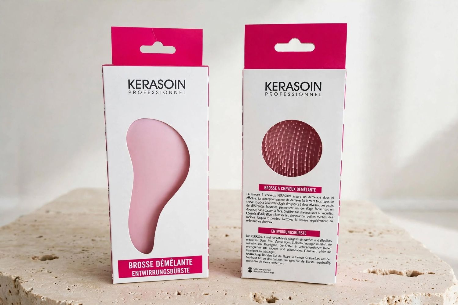Brosse Professionnelle Rose