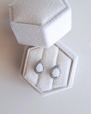 Orecchini Goccia di Diamante