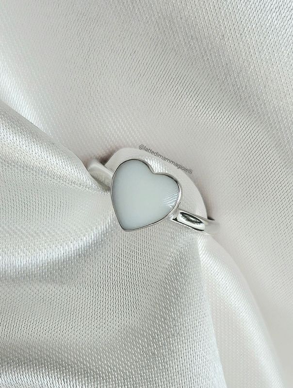 Anello Milky Heart