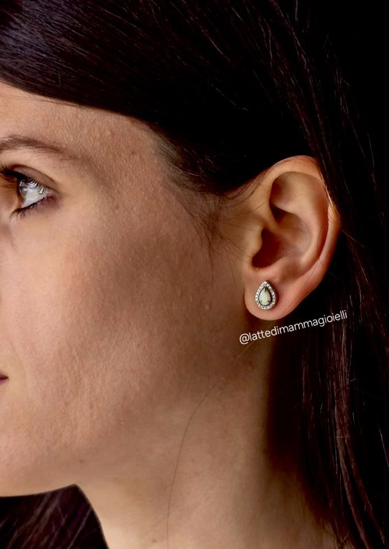 Orecchini Goccia di Diamante