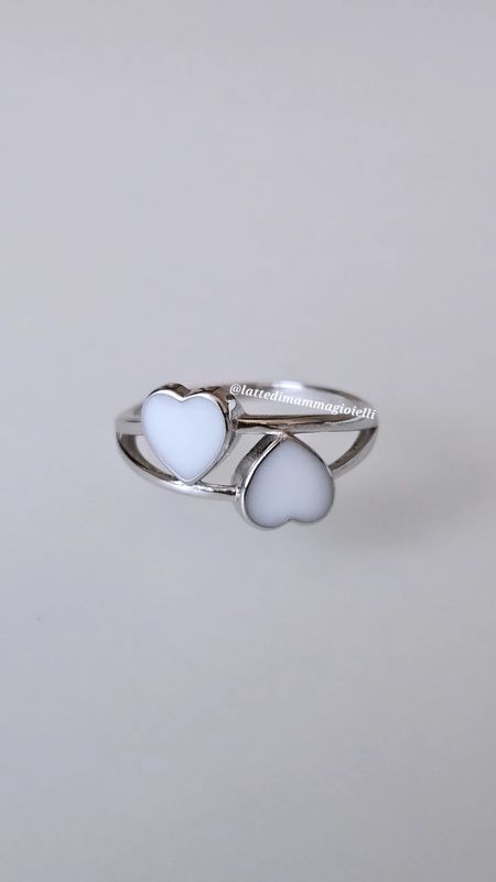 Anello Doppio Cuore