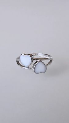Anello Doppio Cuore