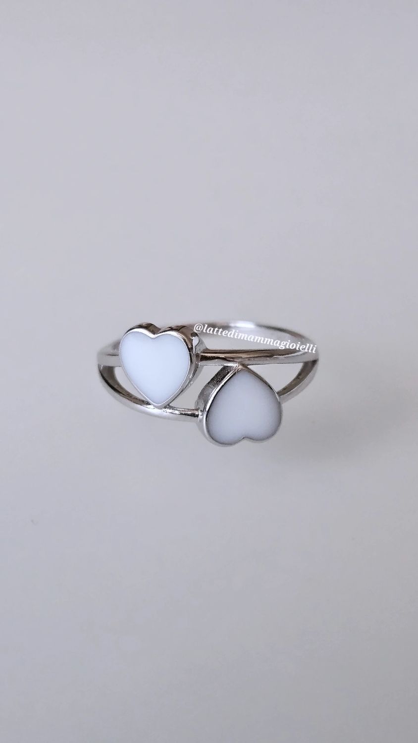 Anello Doppio Cuore