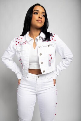 Heartbreak White Denim Set