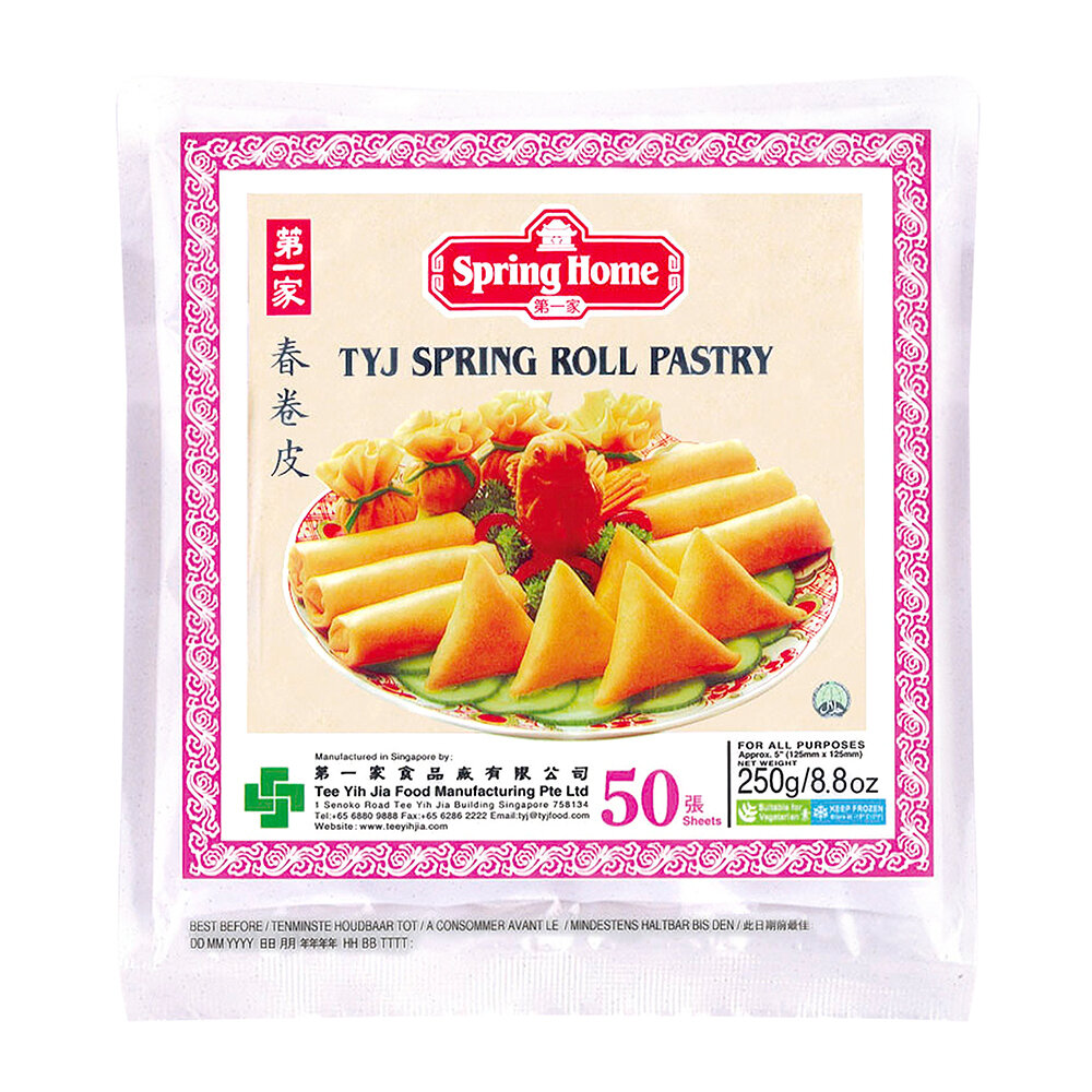 OS Spring Roll Skin Pastry 5", 50#/pk