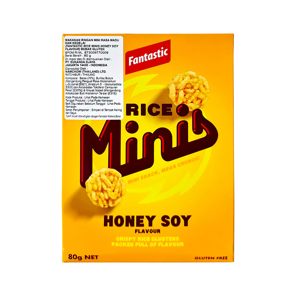 Rice Mini Crackers 80 Gr Honey Soy #628