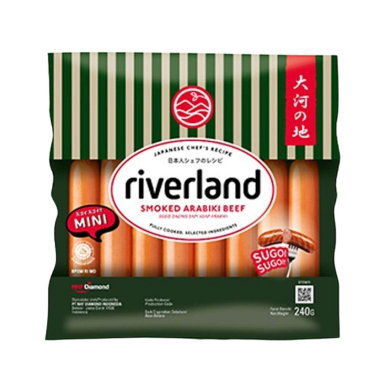 Smoked Arabiki Beef Sausage