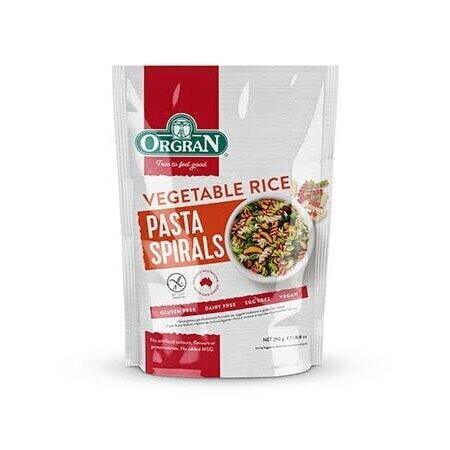 Pasta Vegetable Rice Spiral 250 Gr