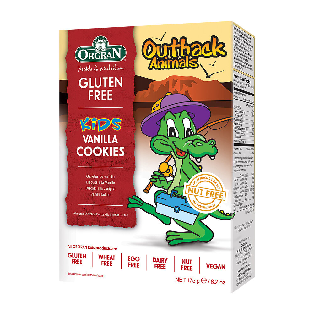 OUTBACK ANIMAL VANILLA COOKIES 175 GR