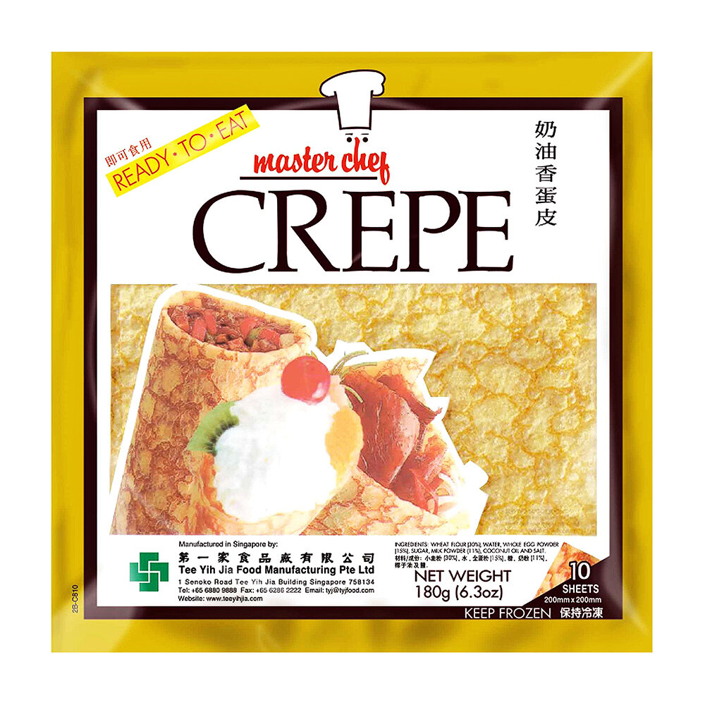 Crepe 8&quot;, 10#/pk - Master Chef