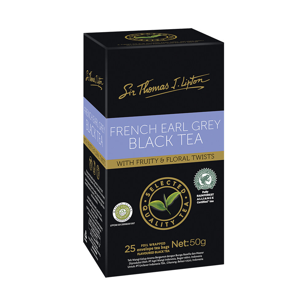 Tea Bag STL French Earl Grey 25X2 GR