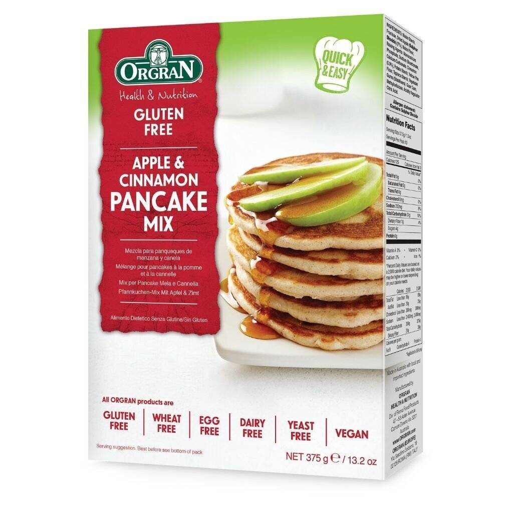 MIX PANCAKE APPLE CINAMON 375 GR