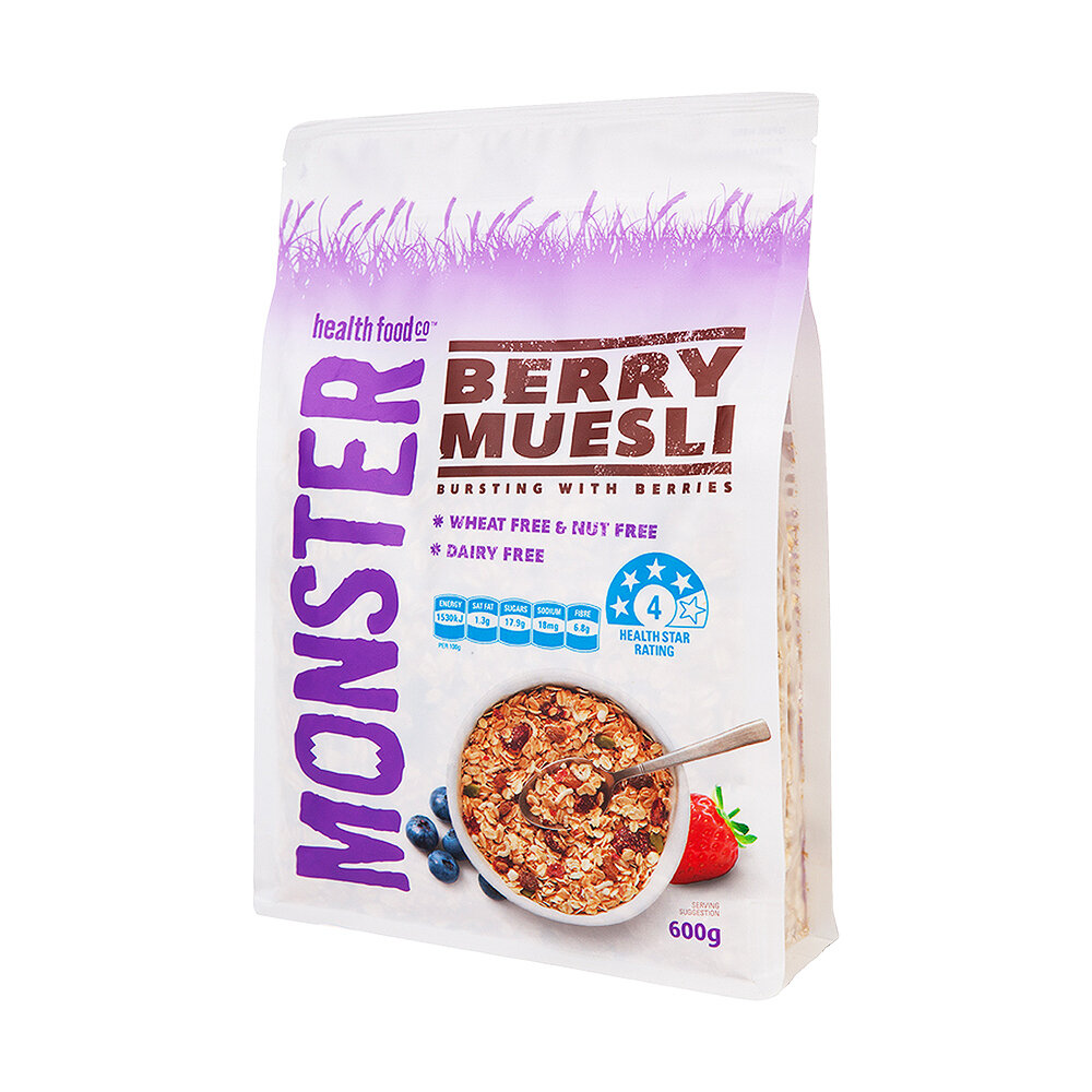 BERRY MUESLI 600 G