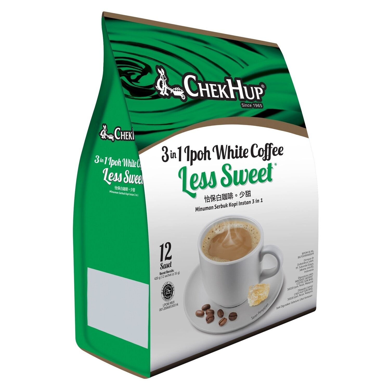 White Coffee Ipoh Less Sweet 12X35 Gr