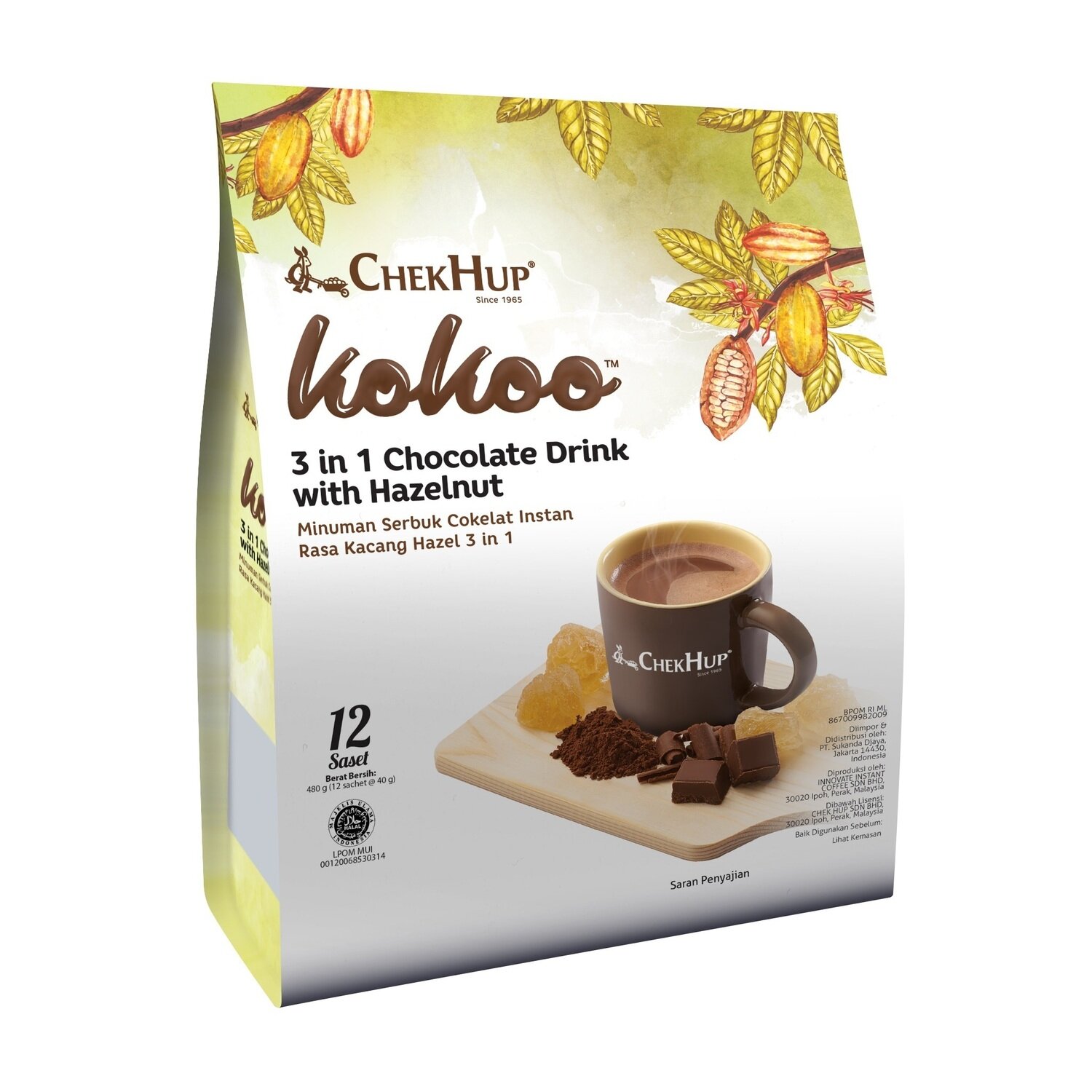 Chocolate Drink Hazelnut Kokoo 12X40 Gr