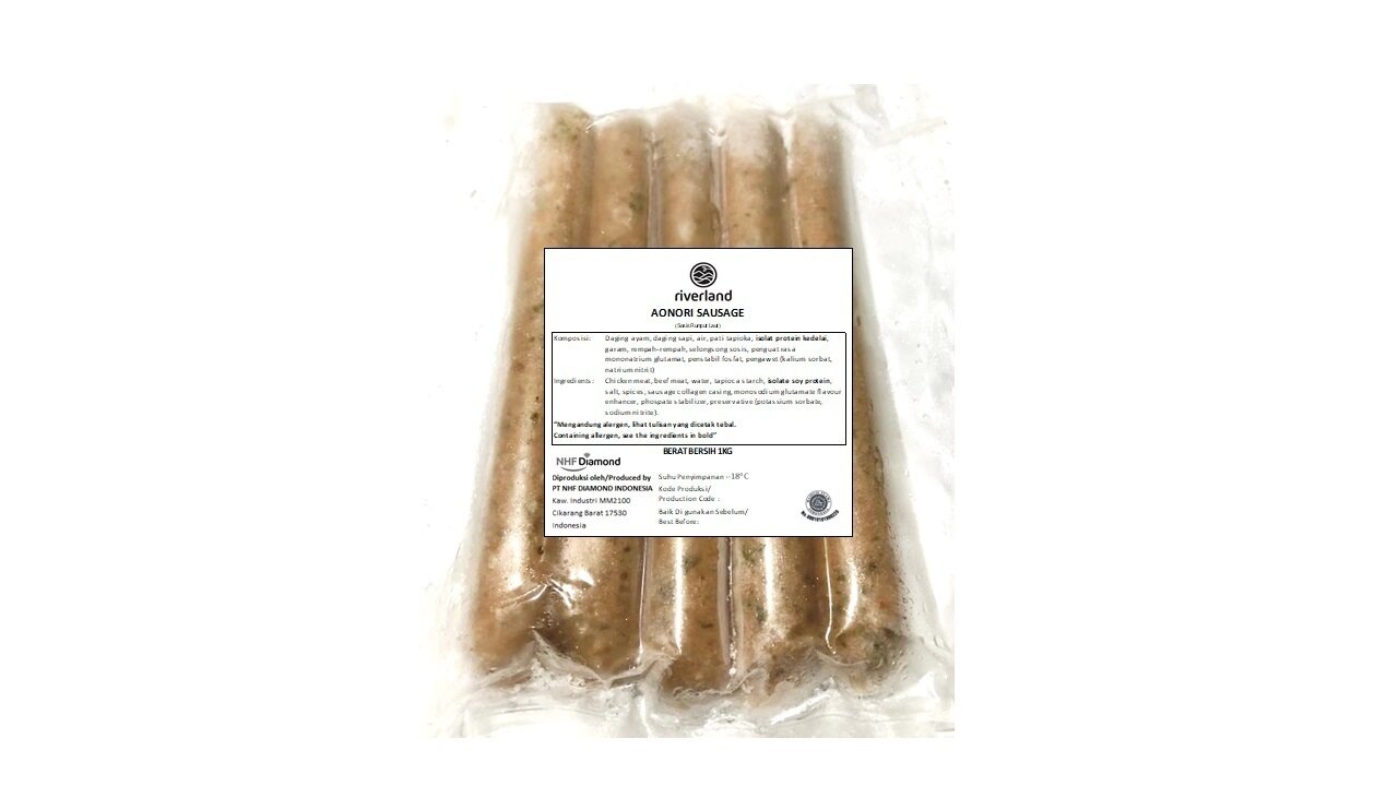 Aonori Sausage @60 gr WL 1 Kg