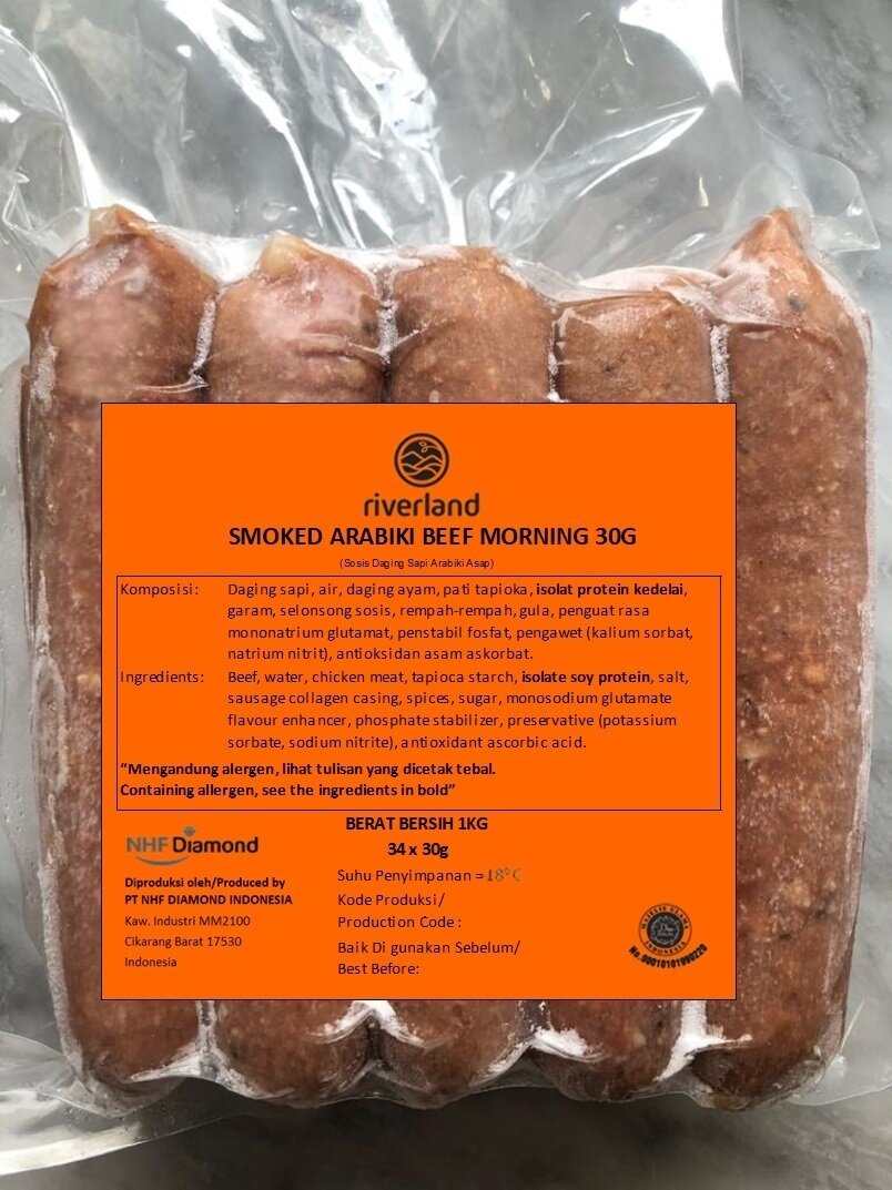 Smoked Arabiki Beef Morning @30 gr OL 1 Kg