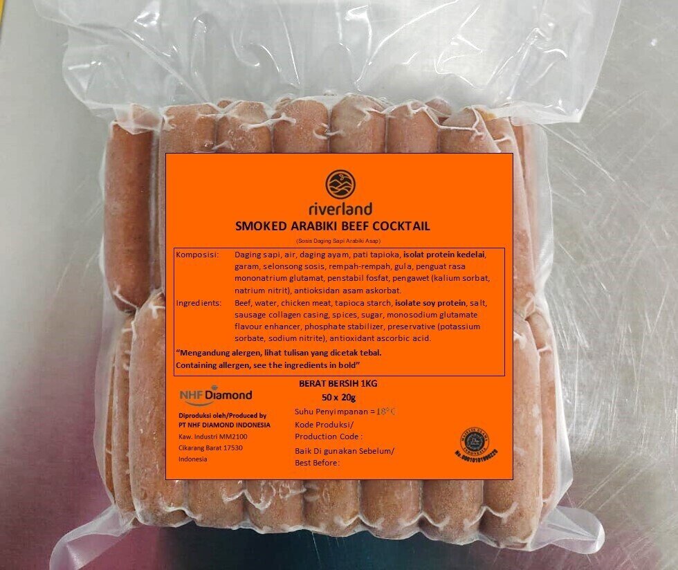 Smoked Arabiki Beef Cocktail @20 gr OL 1 Kg