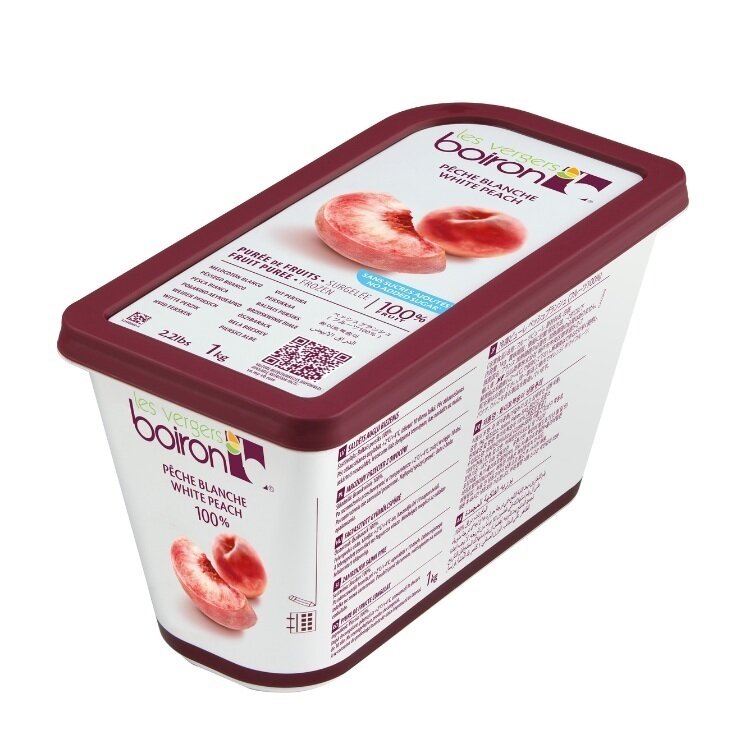 Fruit Puree White Peach w/o Sugar