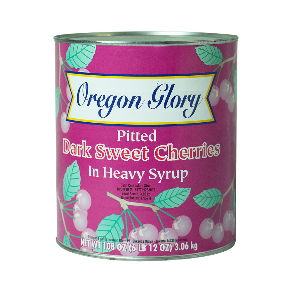 Dark Cherries Pitted in Syrup