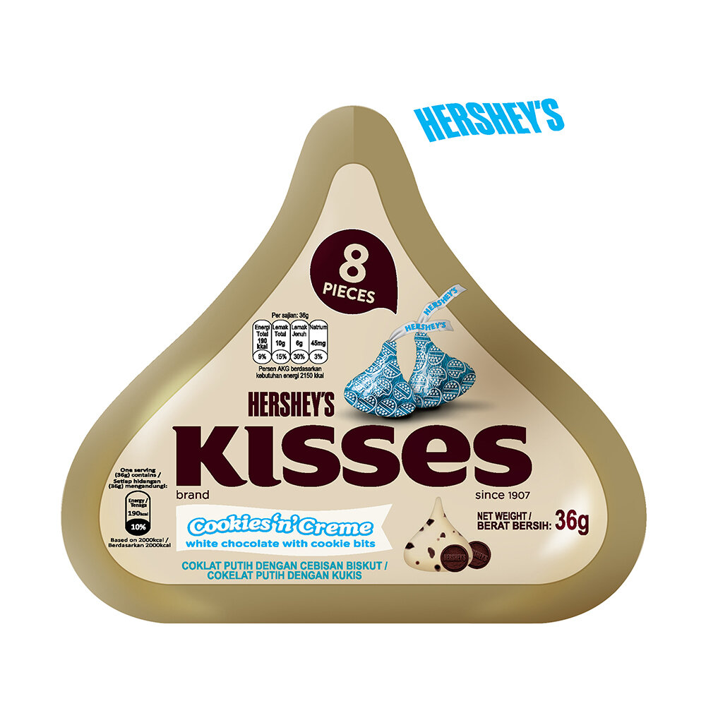 Kisses Cookies n Cr?me 36 Gr