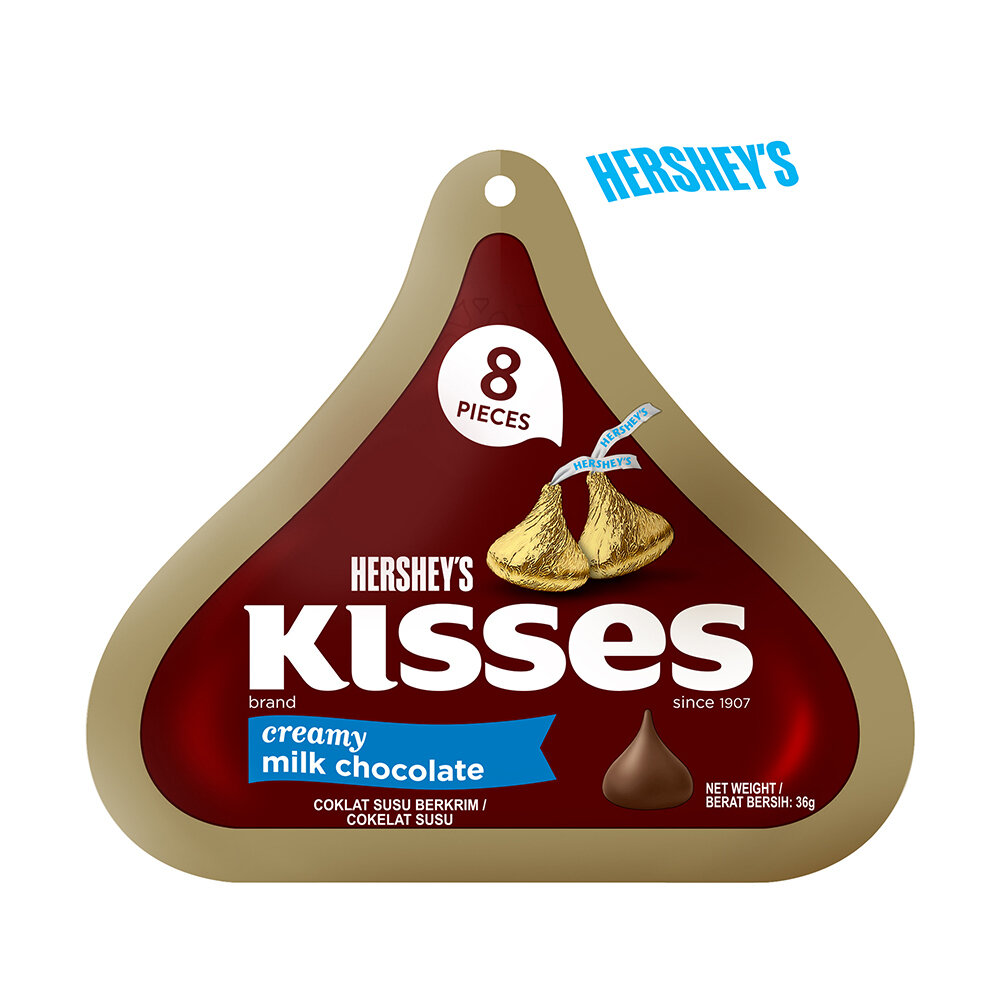 Kisses Creamy Milk Chocolate 36 Gr