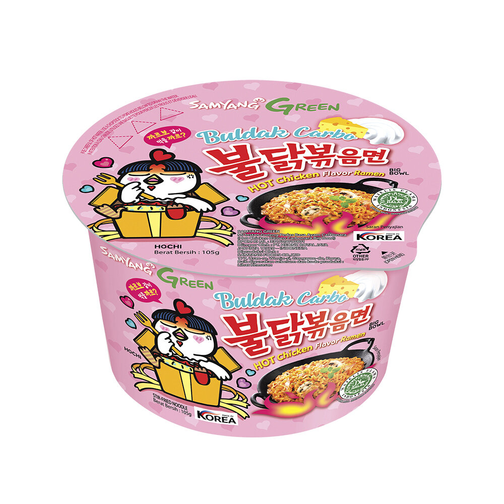 Hot Chicken Ramen Carbonara Bowl